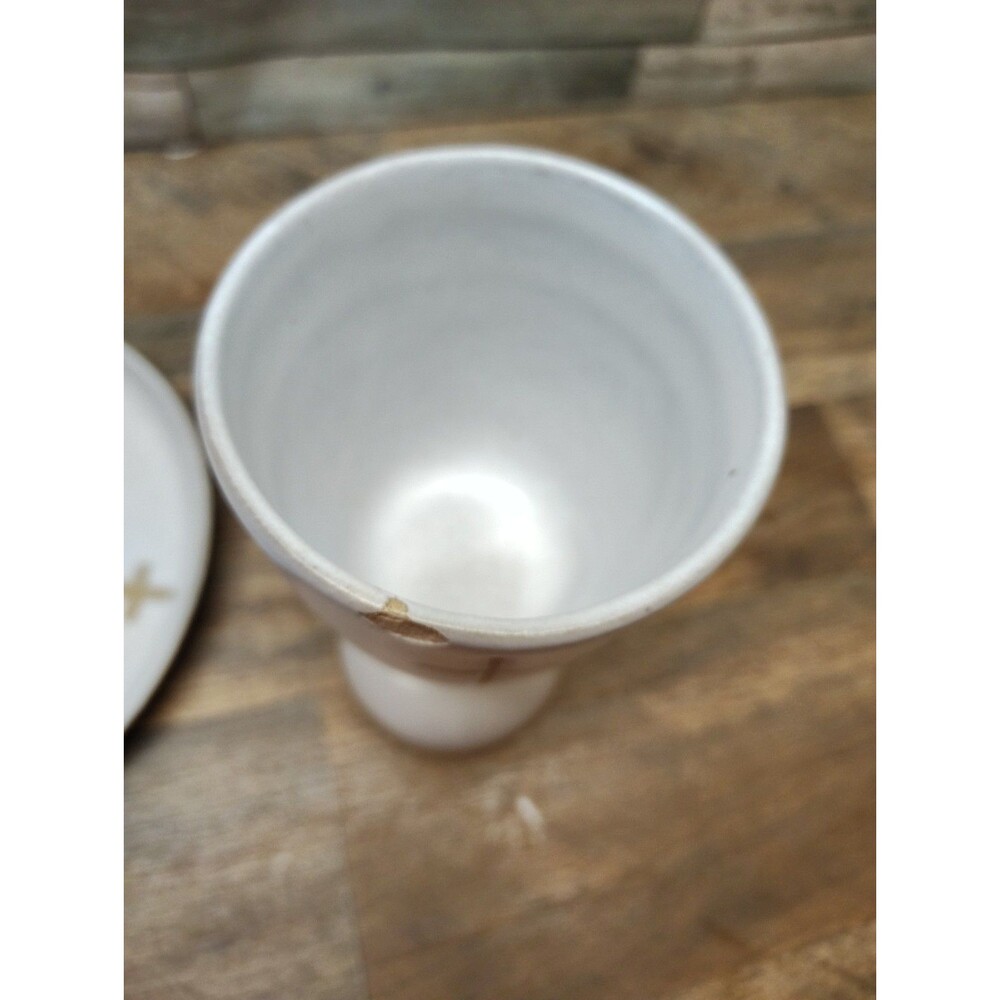 Vintage MCM Marshall Studios Jane & Gordon Martz Pottery Plate Goblet Communion - Picture 9 of 13
